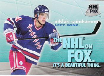 1995-96 SkyBox Impact - NHL on FOX #16 Niklas Sundstrom Front