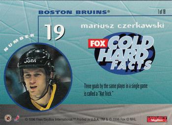 1995-96 SkyBox Impact - NHL on FOX #1 Mariusz Czerkawski Back