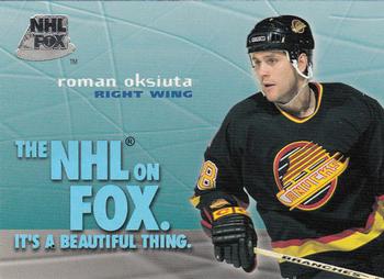 1995-96 SkyBox Impact - NHL on FOX #2 Roman Oksiuta Front