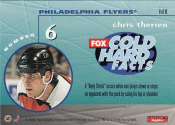 1995-96 SkyBox Impact - NHL on FOX #8 Chris Therien Back