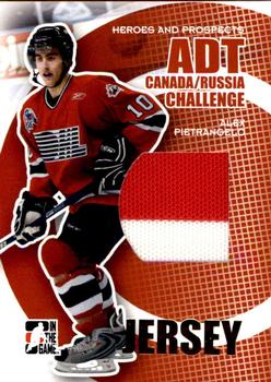 2008-09 In The Game Heroes and Prospects - ADT Canada/Russia Challenge Jerseys Gold #CRJ-02 Alex Pietrangelo  Front