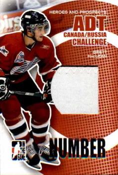 2008-09 In The Game Heroes and Prospects - ADT Canada/Russia Challenge Numbers #CRN-08 Brett MacLean  Front