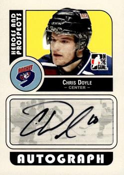 2008-09 In The Game Heroes and Prospects - Autographs #A-CD Chris Doyle  Front
