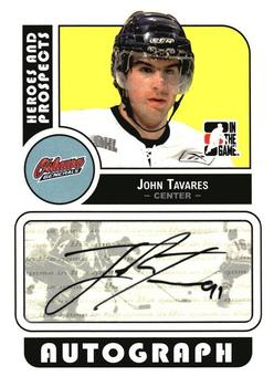 2008-09 In The Game Heroes and Prospects - Autographs #A-JTA John Tavares  Front