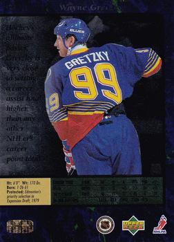 1995-96 SP #127 Wayne Gretzky Back