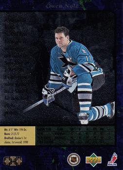 1995-96 SP #129 Owen Nolan Back