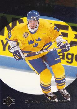1995-96 SP #186 Daniel Tjarnqvist Front