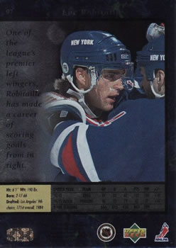 1995-96 SP #97 Luc Robitaille Back
