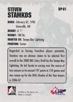 2008-09 In The Game Heroes and Prospects - Draft Picks #DP-01 Steven Stamkos  Back