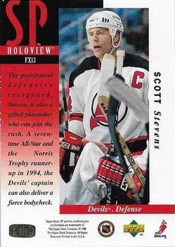 1995-96 SP - Holoview #FX13 Scott Stevens Back