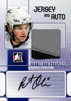 2008-09 In The Game Heroes and Prospects - Jerseys Autographs #JA-PO Patrick O'Sullivan  Front