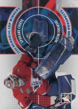 2008-09 In The Game Heroes and Prospects - Memorial Cup Winners #M-05 Dustin Tokarski  Front