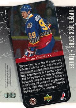 1995-96 SP - Stars / Etoiles #E17 Wayne Gretzky Back