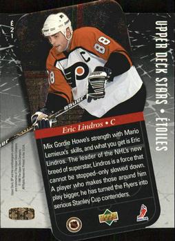 1995-96 SP - Stars / Etoiles #E21 Eric Lindros Back