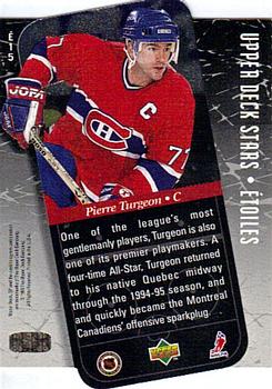 1995-96 SP - Stars / Etoiles #E15 Pierre Turgeon Back