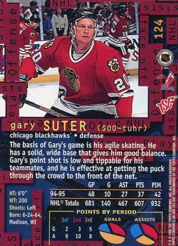 1995-96 Stadium Club #124 Gary Suter Back