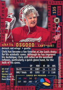1995-96 Stadium Club #135 Chris Osgood Back