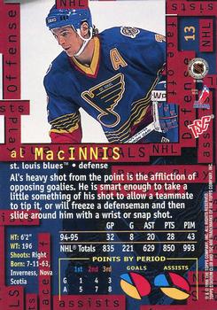1995-96 Stadium Club #13 Al MacInnis Back