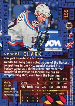 1995-96 Stadium Club #155 Wendel Clark Back