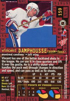 1995-96 Stadium Club #159 Vincent Damphousse Back