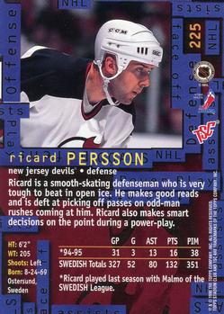 1995-96 Stadium Club #225 Ricard Persson Back