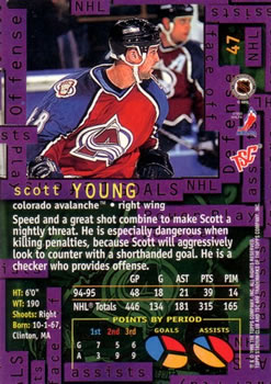 1995-96 Stadium Club #47 Scott Young Back