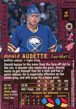 1995-96 Stadium Club #54 Donald Audette Back