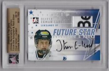 2008-09 In The Game Ultimate Memorabilia - Future Stars Autographs #NNO Oliver Ekman-Larsson  Front
