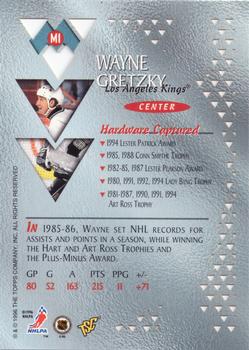 1995-96 Stadium Club - Metalists #M1 Wayne Gretzky Back