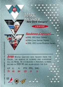 1995-96 Stadium Club - Metalists #M9 Mark Messier Back