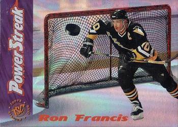 1995-96 Stadium Club - Power Streak #PS3 Ron Francis Front