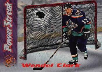 1995-96 Stadium Club - Power Streak #PS8 Wendel Clark Front