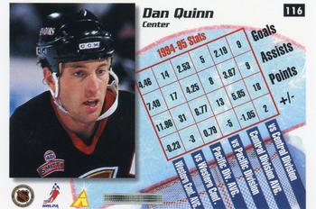 1995-96 Summit #116 Dan Quinn Back