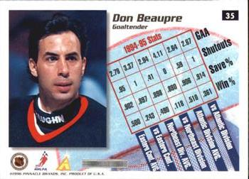 1995-96 Summit #35 Don Beaupre Back