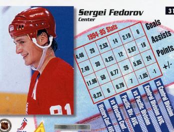 1995-96 Summit #31 Sergei Fedorov Back