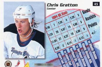 1995-96 Summit #45 Chris Gratton Back