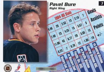 1995-96 Summit #7 Pavel Bure Back