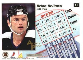 1995-96 Summit - Artist's Proofs #11 Brian Bellows Back