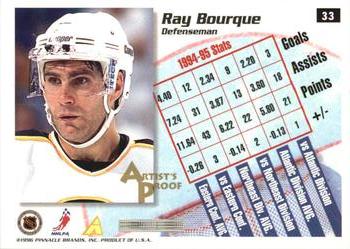 1995-96 Summit - Artist's Proofs #33 Ray Bourque Back