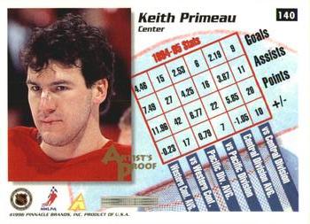 1995-96 Summit - Artist's Proofs #140 Keith Primeau Back