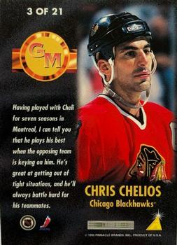 1995-96 Summit - General Manager's Choice #3 Chris Chelios Back