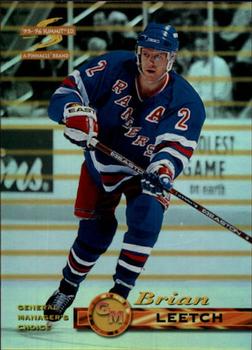 1995-96 Summit - General Manager's Choice #4 Brian Leetch Front