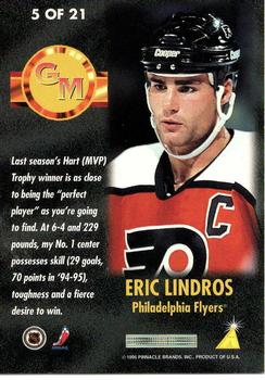 1995-96 Summit - General Manager's Choice #5 Eric Lindros Back