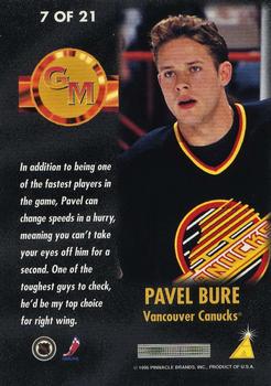 1995-96 Summit - General Manager's Choice #7 Pavel Bure Back