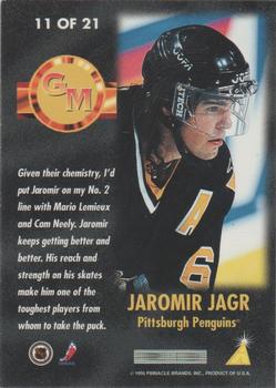 1995-96 Summit - General Manager's Choice #11 Jaromir Jagr Back