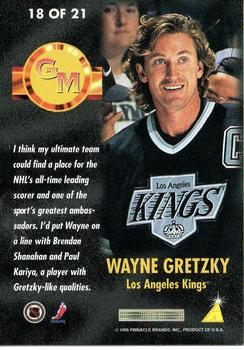1995-96 Summit - General Manager's Choice #18 Wayne Gretzky Back
