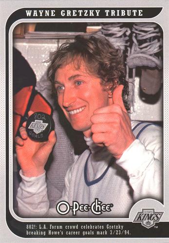 2008-09 O-Pee-Chee - Wayne Gretzky Tribute #802 Wayne Gretzky Front