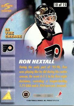 1995-96 Summit - In the Crease #10 Ron Hextall Back