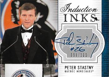 2008-09 O-Pee-Chee Premier - Inductions Ink #PI-PS Peter Stastny  Front