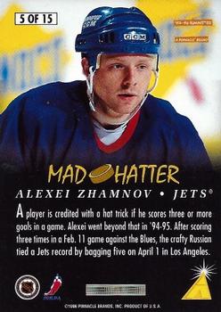1995-96 Summit - Mad Hatter #5 Alexei Zhamnov Back